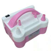 Inflador de Globos Eléctrico Profesional - Bomba Portátil con Doble Boquilla de Aire de Alta Potencia para Fiestas y Eve - Ver 1