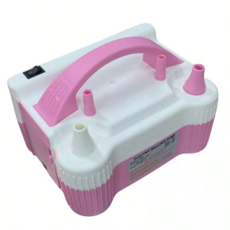 Inflador de Globos Eléctrico Profesional - Bomba Portátil con Doble Boquilla de Aire de Alta Potencia para Fiestas y Eve - Ver 1