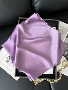 1pc Women's Silk Scarf Shawl Large Square Bandana Beach Towel Headscarf Hair Tie Headwear Clothing Accessories Headband Shawl Bandana Top Headwrap Square Scarf Bandana - Multicolor - View 19