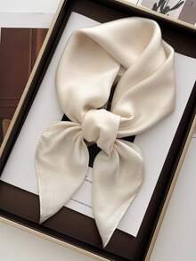 1pc Women's Silk Scarf Shawl Large Square Bandana Beach Towel Headscarf Hair Tie Headwear Clothing Accessories Headband Shawl Bandana Top Headwrap Square Scarf Bandana - Multicolor - View 4