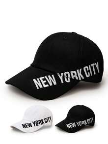 1pc/2pcs Unisex Embroidered "NEW YORK" Washed Baseball Cap, Adjustable Outdoor Casual Hat - Embroidery - View 23