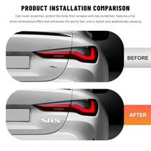 2PCS 3D SR5 Metal Emblem Car Fender Side Rear Tailgate Letters Emblem SR5 Nameplate Logo Decal Self-Adhesive Metal Badge Sticker Classic Exterior Decor For Most Vehicles Silver - Bạc SR5 - Xem 5