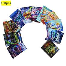 100pcs Resealable Storage Plastic Packaging Bag,Little Mini 1g Mylar Bag,Smell-Proof Pouch For Exotic Baggies Sour Candy And Gummy Snacks,2.36x3.15 Inch 3D Laser Holographic Rainbow Waterproof Zip Lock Bag With Window - 彩色 - 查看 13