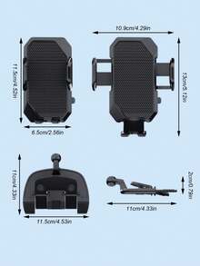 车载CD槽手机支架 – 自动锁定，360°旋转，无需钻孔，防滑设计，适用于4.0-6.7英寸手机，通用兼容及所有智能手机等型号，车载仪表盘配件 - 手機支架 - 查看 9