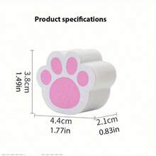 3pcs Creative Cat Paw Mirror Wipes - Bathroom Glass Cleaner, Stain Remover, Sponge, Scratch-Free Magic Sponge - Instant Stain And Scale Removal, Achieving Spotless Cleanliness, A Miracle In Bathroom Cleaning - Multicolor - View 6