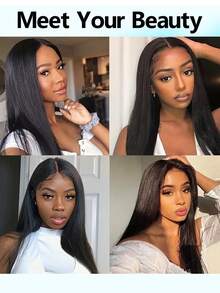 1束直发巴西直发人发编织发束天然黑色真人发束未经加工的雷米发接发 - Natural Black - 查看 7