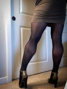 1 Pair Black Shimmer Tights For Women, Shiny Oil Pantyhose Stockings, Oil Bright Shaping Tight Ultra Shiny Sheer Tights High Waist - Multicolor - View 4