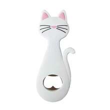 Ouvre-bouteille aimant de réfrigérateur en forme de chat rose, cadeau de mariage décoration de la maison ; Aimant de réfrigérateur en forme de chat noir, autocollant magnétique créatif - Multicolore - Voir 9
