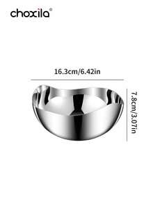 1个304不锈钢优雅甜点碗 - 可用作零食碗、甜点杯、燕麦沙拉碗、早餐碗、托盘、水果盘，花瓣造型设计，适合作为返校礼物，也适用于客厅、卧室、办公室、露营、酒店、学校和其他场合。 - 甜點盤 - 查看 12