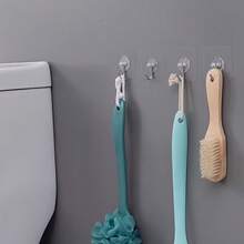 10个装强力粘性厨房挂钩，吸盘式墙钩，浴室毛巾挂钩，无需钻孔，多功能悬挂式收纳架 - 查看 7