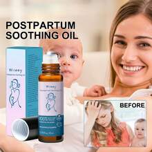 Aceite de alivio posparto Wiieey, aceite esencial para el cuidado corporal durante el embarazo y el posparto, aceite hidratante con esencia de lavanda. - por defecto - Ver 2