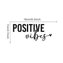 1 pieza [Adhesivo de espejo motivacional] Calcomanía de vinilo de vibraciones positivas - Perfecto para baño, espejo de vestir, puerta, ventana y pared - A - Ver 4