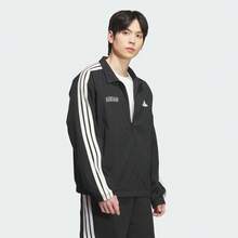 Adidas ST SPORTS 男士 LWJKT 夹克，梭织连帽外套 KB9132 - 黑色 - 查看 4