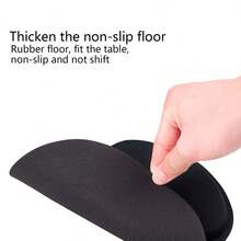 1pc Plain Anti-Slip Mouse Pad, Suitable For Daily Desktop Office Use - View 6
