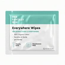 Toallitas de algodón orgánico para piel sensible | Toallitas suaves para rostro y Body con pH equilibrado, sin fragancia, naturales, ideales para el cuidado íntimo - 15 unidades (paquete de 1) - Ver 8