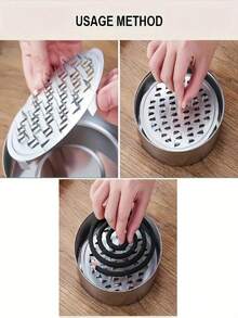 Portable Stainless Steel Mosquito Coil Holder With Lid, Flame Resistant And Heat-Resistant Incense Burner Tray Stand, Suitable For Home And Outdoor Use. - A - View 9