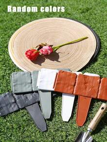 1/10pcs Plastic Fence Railing Garden Fencing Yard Landscaping Fence Christmas Villa Outdoor Foldable Mini Fence - 10pcs White - View 13