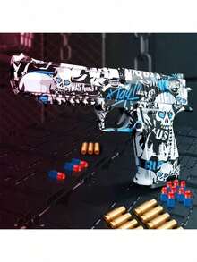 2026 Nueva Pistola de Bala Suave de Repetición Automática, Regalo Ideal para Cumpleaños, Pascua, Navidad, Halloween, Días Festivos - Multicolor - Ver 7