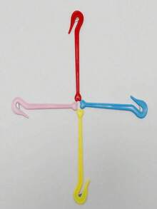 4pcs/Set Girls One-Time Hair Ties Removal Tool, Damage-Free Hair Tie Cutter, One-Time Hair Tie Detangler - Multicolor - View 7