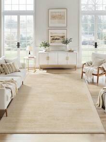 Apricot Minimalist Style Printed Carpet, Suitable For Kitchen, Dining Room, Bedroom, Living Room, Indoor/Outdoor, Office, Lobby, Area Rug, Non-Slip Doormat, Bathroom, Hallway, Study And E-Sports Area Holiday Decor Rug - Apricot - View 5