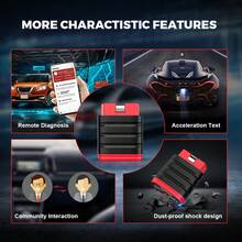 Foxwell Thinkcar Professional Bluetooth OBD2 Scanner | OE-Level Full System Scan | Bidirectional Control | 6 Essential Resets (ABS Bleeding/EPB/TPMS/SAS/Oil/Throttle) | UK 12V Vehicles | Gift For Car Enthusiasts - Thinksafe - View 4