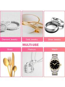 30/50pcs 8*8cm Jewelry Polishing Cloth, Silver Jewelry Polishing Cloth, Double-Sided Velvet Silver Jewelry Cleaning Cloth - Pink - View 4