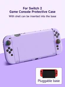 Protective Case For Nintendo Switch 2, TPU Soft Shell Transparent Powder, Protective Case Compatible With Switch 2 Controller, Compatible With Switch NS2 Controller, Joycon 2 Left And Right Handle Protective Case, Various Combinations Available, Switch 2 Gaming Accessories, Game Controller Accessories, Pink, Anti-Fall, Anti-, Anti-Scratch - Multicolor - View 17