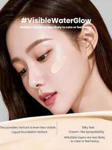 NOVO Moisturizing And Luminous Foundation, Concealing, Long-Lasting, Flawless Dewy Skin, Suitable For Fashion Makeup, Party, New Year Date, Student Daily Makeup, Best Gift For Friends - 01# Soft White - View 6