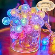 1条1.5米/3米/6米家居装饰LED仙女透明泡泡水晶球串灯,适用于家居装饰、卧室装饰、房间装饰、婚礼装饰、生日装饰,可用于婚礼装饰、卧室装饰、派对装饰、母亲节装饰、音乐节装饰,透明泡泡水晶球,营造温馨浪漫的氛围,适用于客厅、桌子、墙壁、节日悬挂装饰 - 透明氣泡球 - 查看 14