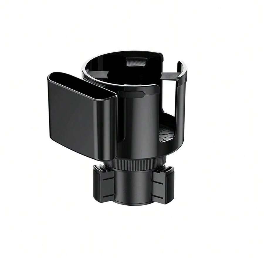 2-In-1 Design Adjustable Car Cup Holder, Multifunctional Non-Slip Phone Holder, Universal Cup Holder Expander Car Accessory – Fits Most Large Bottles & Drinks, Stable Base, Easy Installation, Perfect For Daily Commute & Road Trips