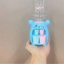 1个可爱小熊造型饮料瓶 - 迷你厨房套装，可盛装冷热饮，配有2个可叠放的杯子 - 彩色 - 查看 3