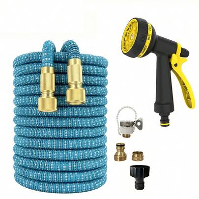 Súng phun nước áp lực cao, ống mềm dẻo đa năng, chống mài mòn tốt hơn, bền bỉ, tia phun điều chỉnh được, dùng để tưới cỏ.
