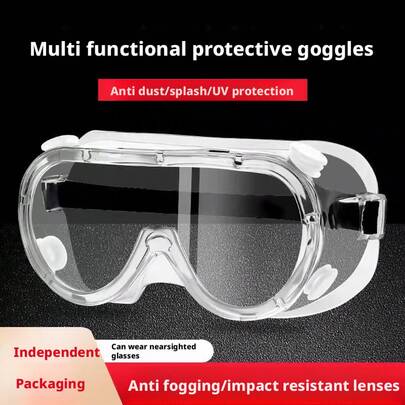 Protective Glasses Anti-Fog Dustproof Windproof Sandproof Dustproof Goggles Men And Women Labor Anti-Splash Industrial Protective Goggles