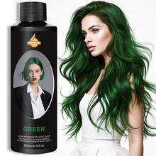 SUMIFANG 268ml Long-Lasting Multi-Color Hair Dye, Gentle Coloring With High Color Concentration, Non-Irritating Ingredients, Minimal Hair Damage, Highly Saturated Colors, Transparent & Luxurious Appearance, Easy To Use - Green - View 9