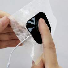Miếng dán điện cực TENS, miếng dán EMS tự dính dùng cho máy kích thích cơ điện EMS, máy mát-xa, đầu nối chân 2.0mm, dây dẫn, vải không dệt, miếng vá thay thế. - trắng - Xem 7