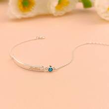 Custom Bar Bracelet Personalized Birthstone Bracelet Name Bracelet Engraved Bracelet Message Bracelet Mother's Day Gift - Multicolor - View 5