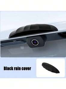 Car Rearview Camera Rain Cover: Thickened And Widened Silicone, Non-Destructive Installation, Suitable For All Car Models, Transparent 4MTE - A - View 8
