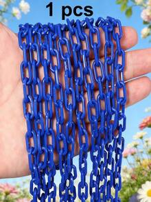1/6/12/24pcs Multi-Color Fashionable Acrylic Chain Accessories, Suitable For DIY Necklace, Bracelet, Eyeglasses, Mask Chain, Bag Pendant - Multicolor - View 35