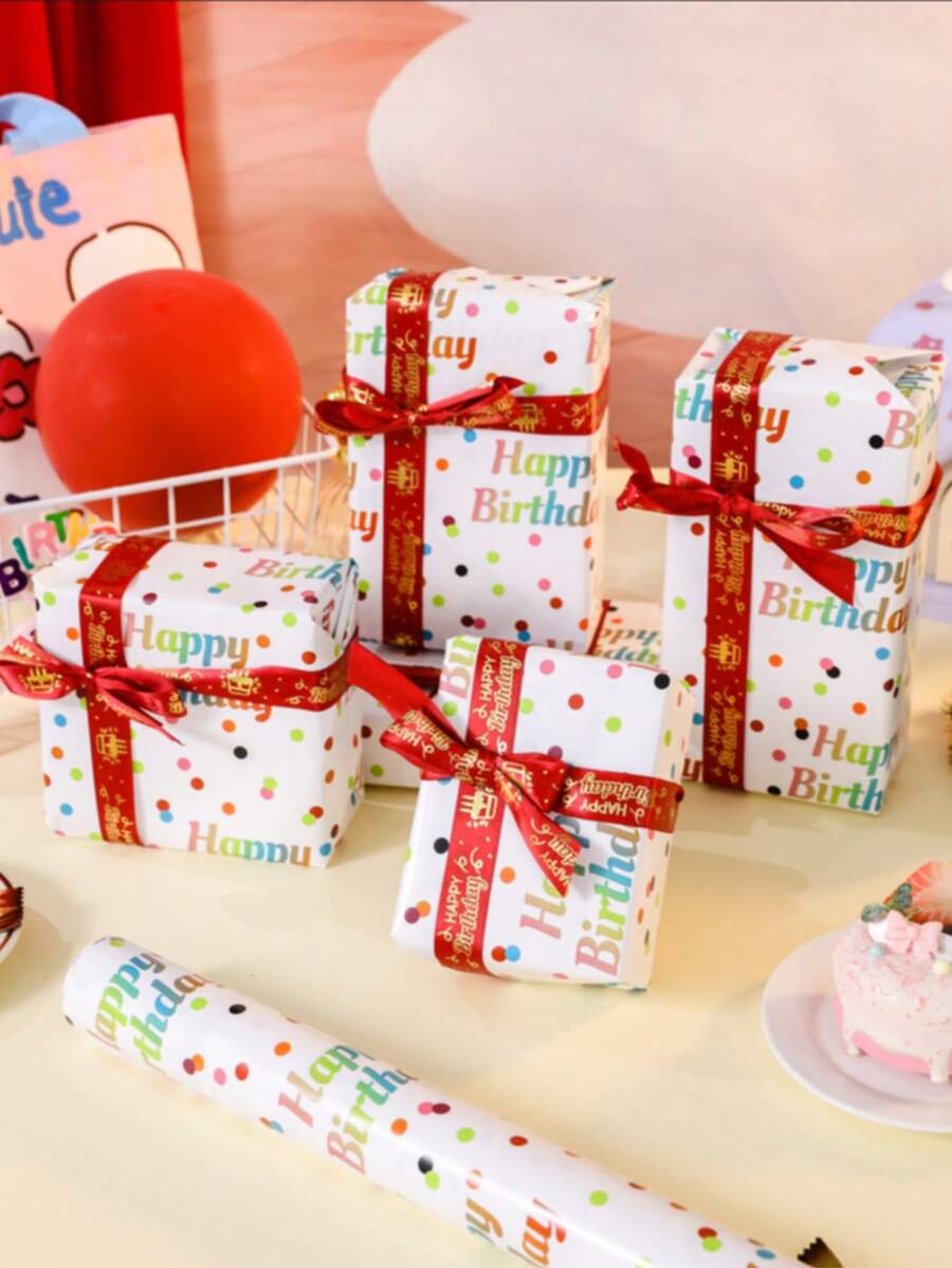 Ultra-Long 10m High-Quality Art Gift Wrapping Paper For Birthdays & Festive Presents - View 1