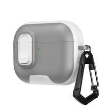 Starfish Leather Texture Clasp Stand Earphone Case, Minimalist New Design Suitable For AirPods 4, Pro, Apple Wireless Bluetooth Pro 2/Pro 3, Anti-Drop Earphone Charging Case, Orange & Black - Multicolor - View 8