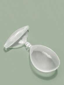 1 Pair Invisible Strapless Silicone Push-Up Bra, Suitable For Backless Dresses - Clear - View 3