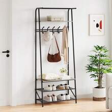 Techigher Coat Racks - 회색, 폭 60cm, 한 줄로 된 고리 - 보기 3