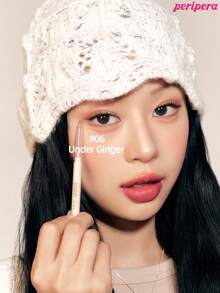Peripera K-Beauty SPEEDY PENCIL LINER 眼線筆，奶油/凝膠眼線筆，2mm細筆尖，濃郁顯色，高顯色度，滑順滋潤質地，持久防暈染防水防汗，霧面妝效 - #06 Under Ginger - 查看 2