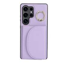 PU 人造皮革手機殼，相容 Galaxy A17 A56 A36 A26 A16 A55 A35 A15 A54 A14 A73 A53 A13 A72 A52 A71 A51 4G 5G，附環形支架，RFID 防盜錢包手機殼，相容 Galaxy S26 S25 Edge S24 S23 S22 S21 FE Plus Ultra，附支架、卡槽卡夾保護殼 - 紫色 - 查看 11