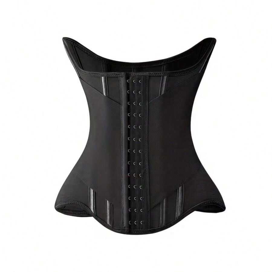 Waist Trainer, Shaping Set, Abdominal Shaping Shirt, Women Abdominal Control Waist Belt - Black - View 1