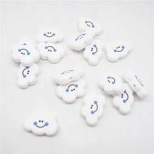 4/6/8个装云朵形编织针保护套，硅胶针尖套，缝纫针帽，钩针，缝纫配件，DIY手工工具，编织用品，送给编织爱好者和初学者的可爱礼物 - A - 查看 8