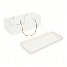 60 Pcs Clear Cake Box, Rectangle Cupcake Box, Small Packaging Boxes - Clear - View 9