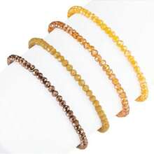 4-Piece Beaded Bohemian Elastic Bracelet, Colorful Stackable Crystal Bead Bracelet, Fashion Jewelry, Mother's Day Gift (Women's) - Multicolor - View 3