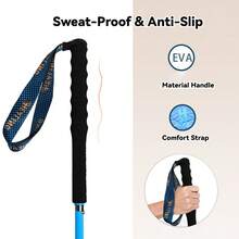 Ultralight Foldable Carbon Fiber Trekking Pole, Telescopic Hiking Stick, Walking Cane - 2PCS - View 3