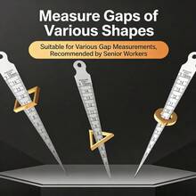 1pc High Precision 0-15mm Diameter Taper Gauge Feeler Gauge - Multicolor - View 4